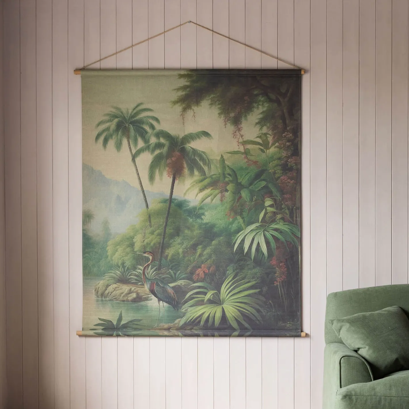 Graham & Green Vases & Plant Pots<Wall Hanging Rainforest Canvas Print
