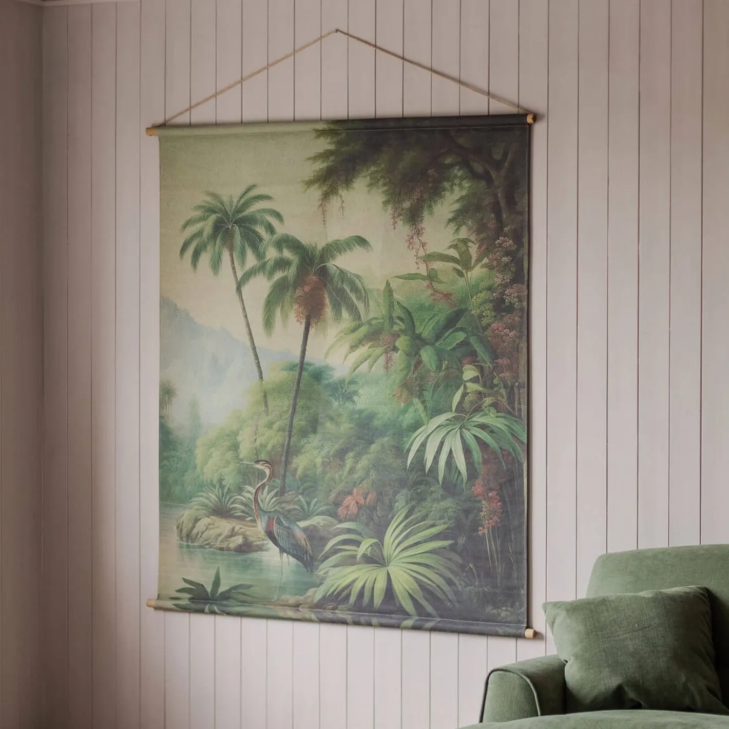Graham & Green Vases & Plant Pots<Wall Hanging Rainforest Canvas Print