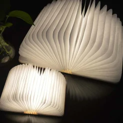 Graham & Green Table Lamps<Walnut Smart Book Lights