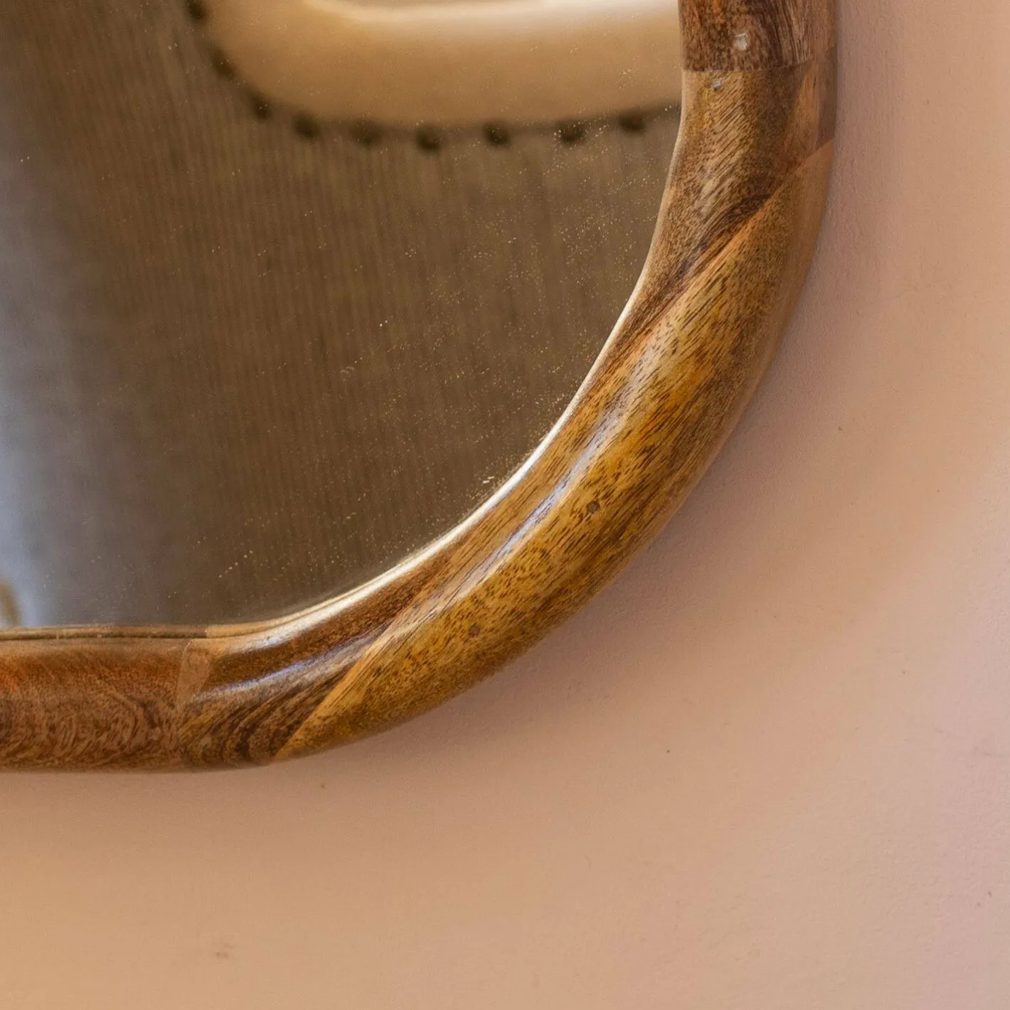 Graham & Green Floor Standing Mirrors|Rectangular Mirrors<Walter Extra Large Natural Wood Mirror