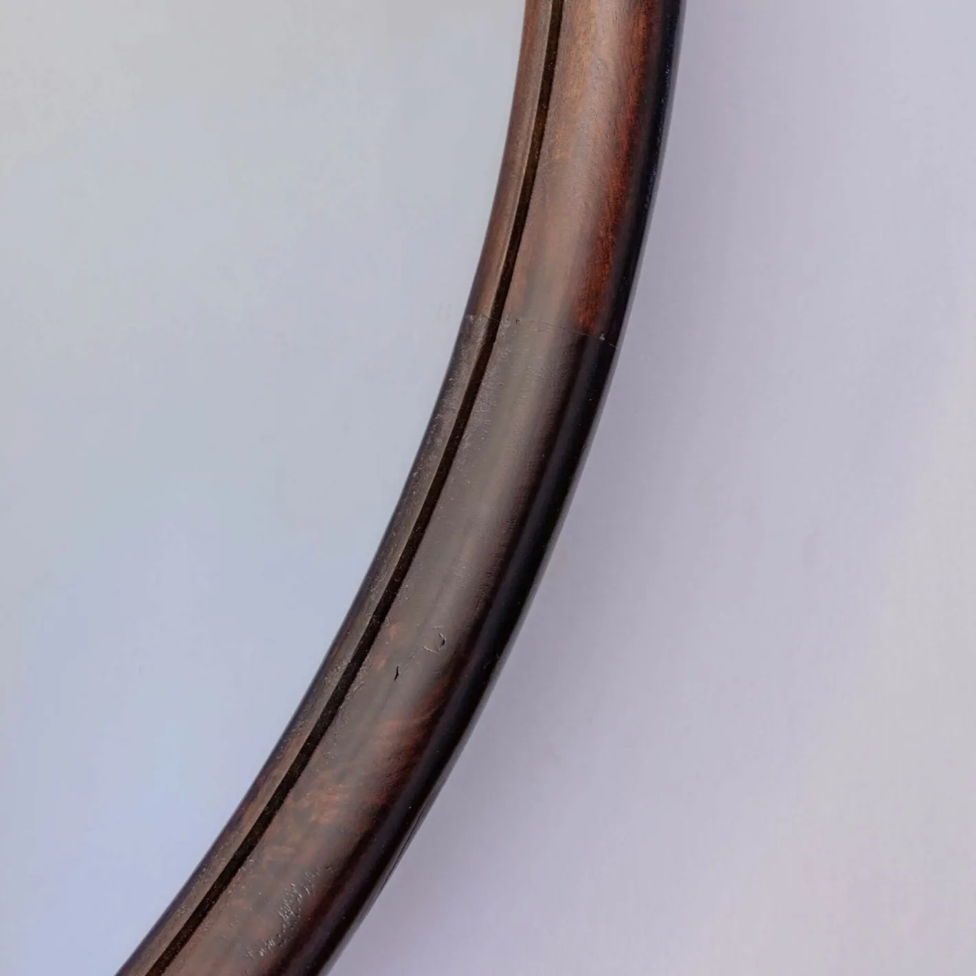 Graham & Green Round Mirrors|Wall Mirrors<Walter Natural Wood Small Round Mirror