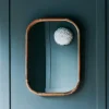 Graham & Green Rectangular Mirrors|Wall Mirrors<Walter Small Natural Wood Mirror