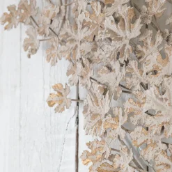 Graham & Green Wall Lights & Sconces<White and Gold Leaves Wall Light