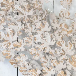 Graham & Green Wall Lights & Sconces<White and Gold Leaves Wall Light