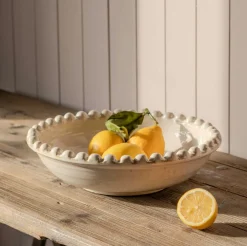 Graham & Green Outdoor Dining|Tableware<White Bobble Serving Bowl