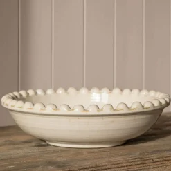 Graham & Green Outdoor Dining|Tableware<White Bobble Serving Bowl