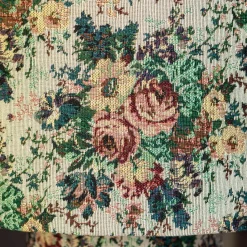 Graham & Green Table Lamps<White Floral Tapestry Table Lamp