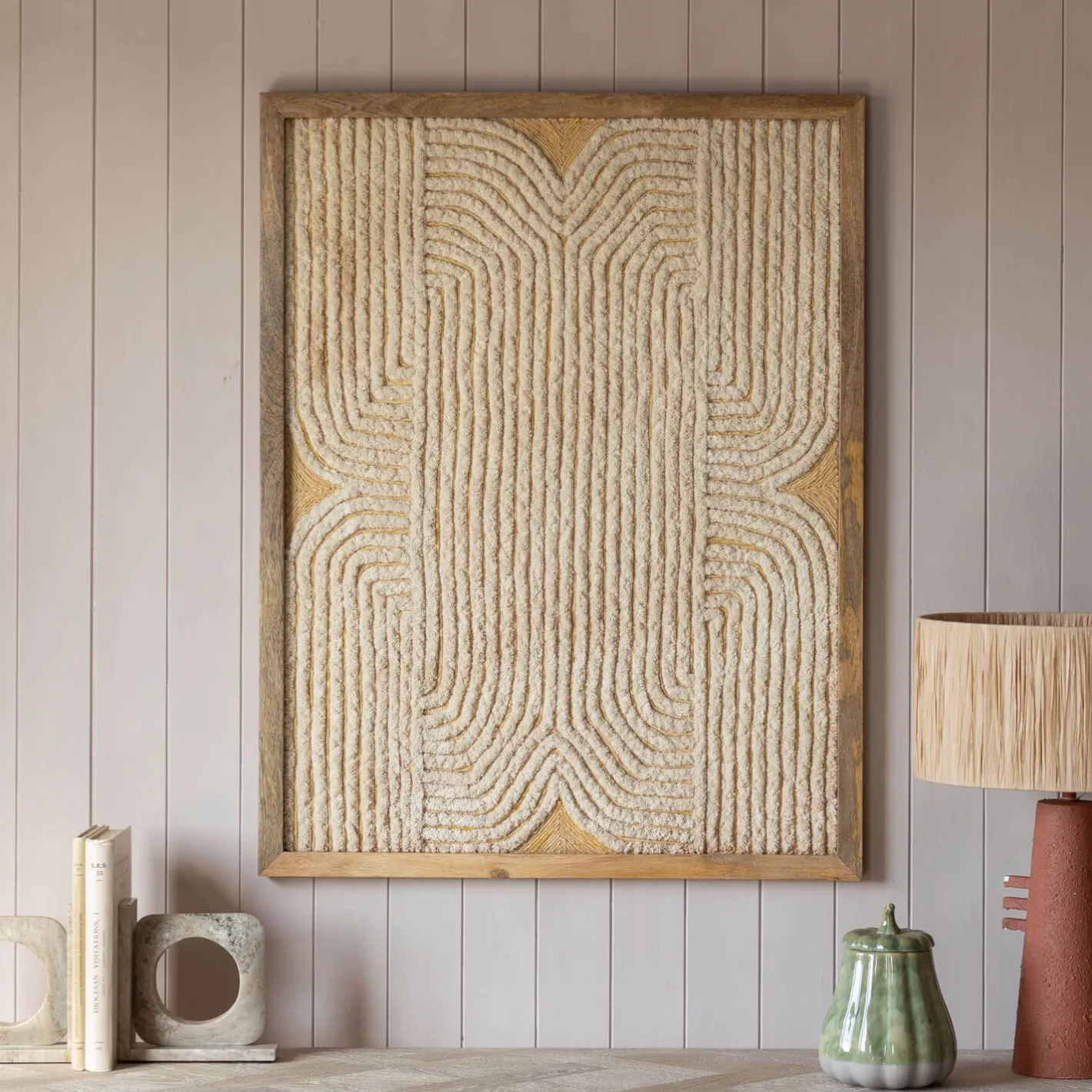 Graham & Green Prints & Wall Art<White Jute Wall Art