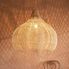 Graham & Green Ceiling Lights & Chandeliers<Whitewashed Rattan Ceiling Shade