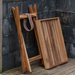 Graham & Green Garden Tables & Sets|Garden Tables & Sets<William Outdoor Wooden Tray Side Table