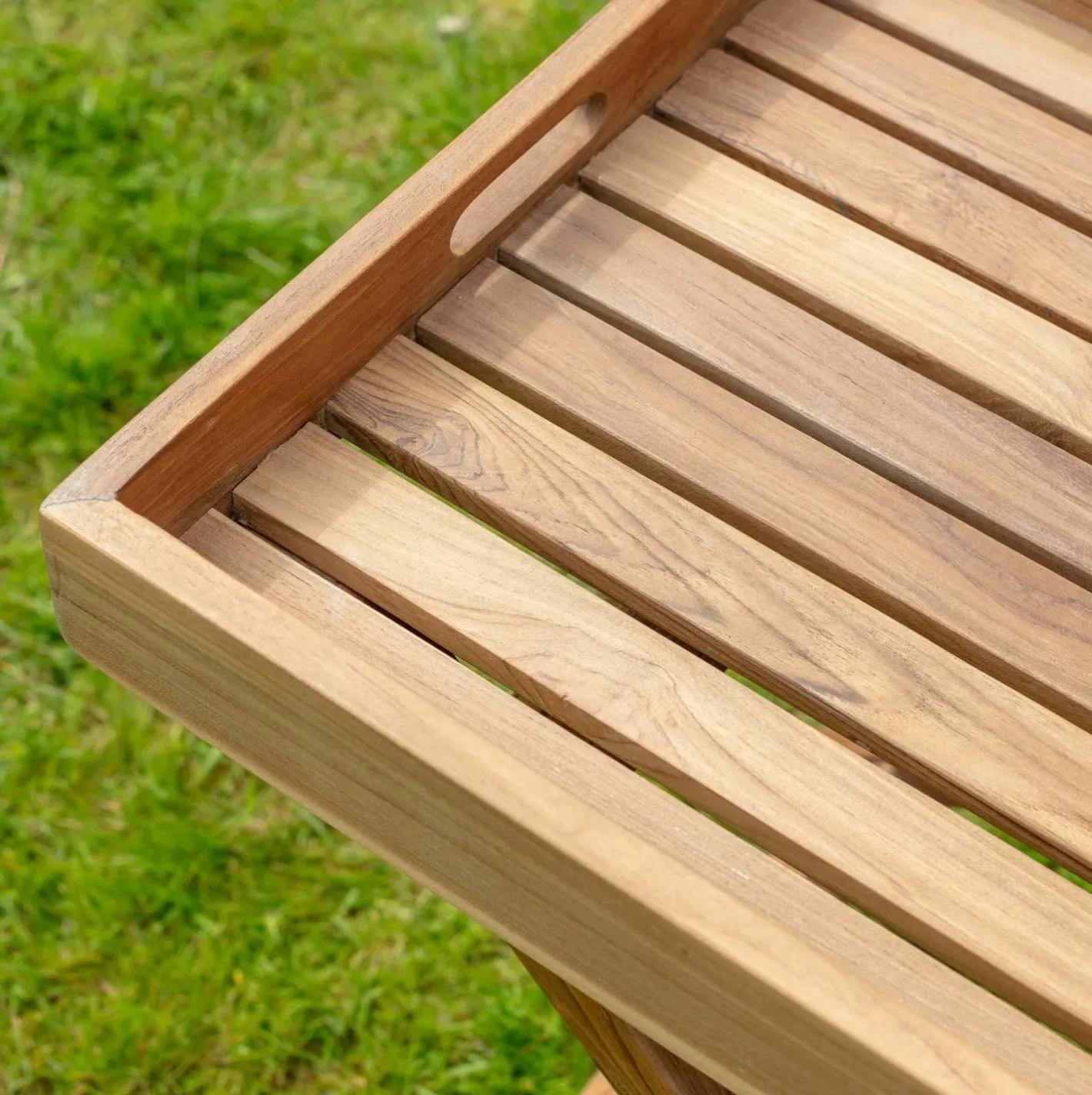 Graham & Green Garden Tables & Sets|Garden Tables & Sets<William Outdoor Wooden Tray Side Table