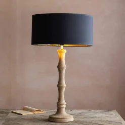 Graham & Green Table Lamps<Wooden Bamboo Table Lamp Medium