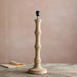Graham & Green Table Lamps<Wooden Bamboo Table Lamp Medium