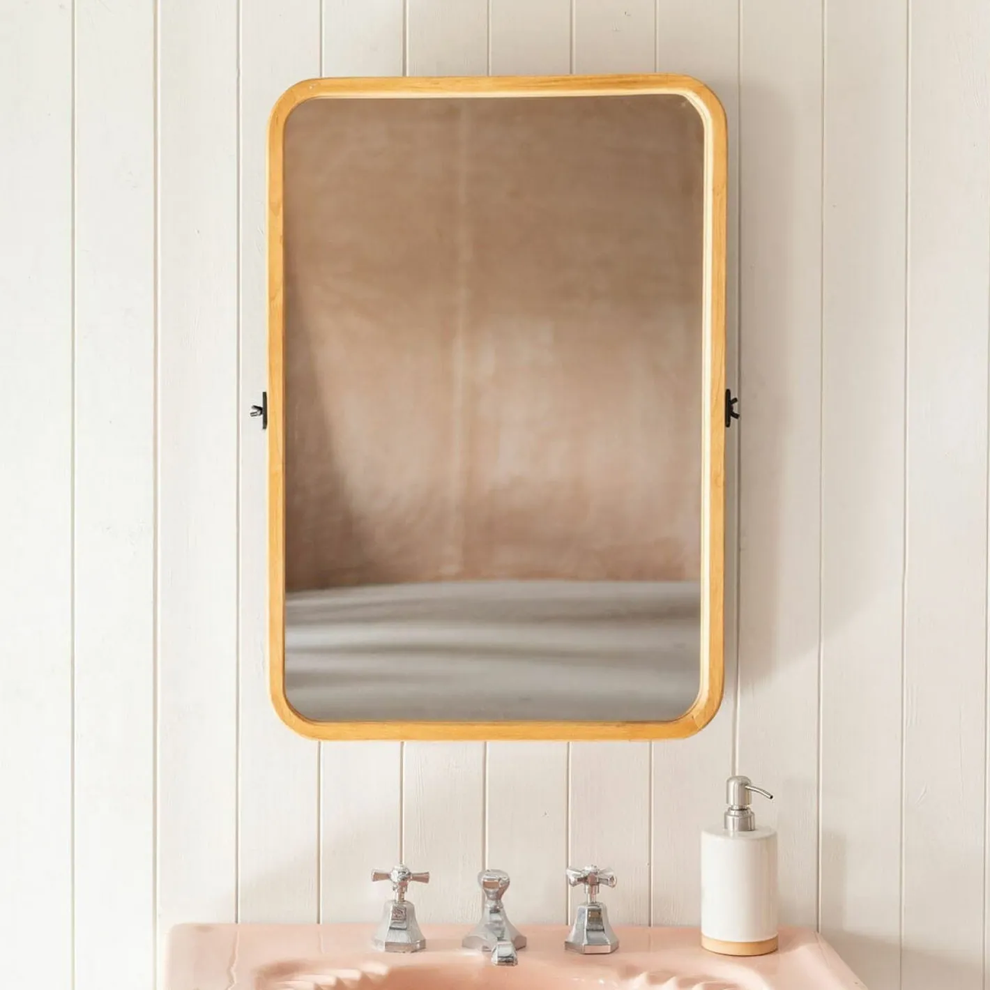 Graham & Green Wall Mirrors<Wooden Edge Wall Mirror