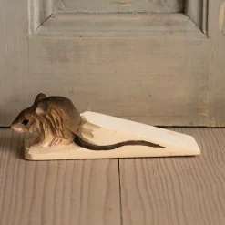 Graham & Green Door Stops & Draught Excluders<Wooden Forest Mouse Doorstop