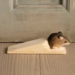 Graham & Green Door Stops & Draught Excluders<Wooden Forest Mouse Doorstop