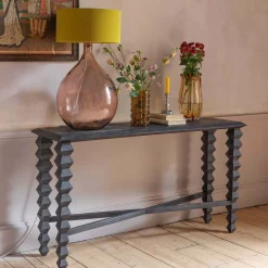 Graham & Green Console Tables<Yasmin Black Console Table