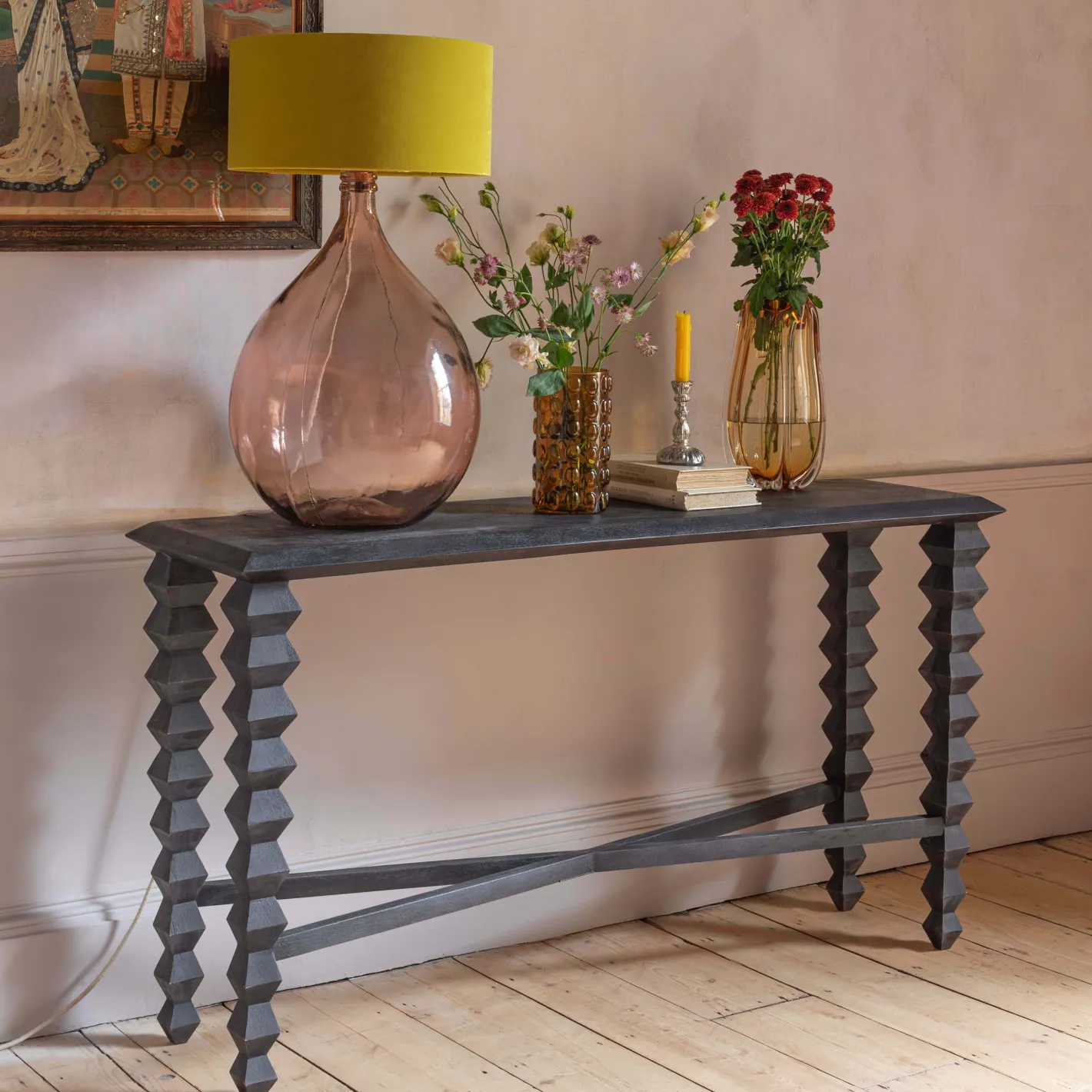 Graham & Green Console Tables<Yasmin Black Console Table