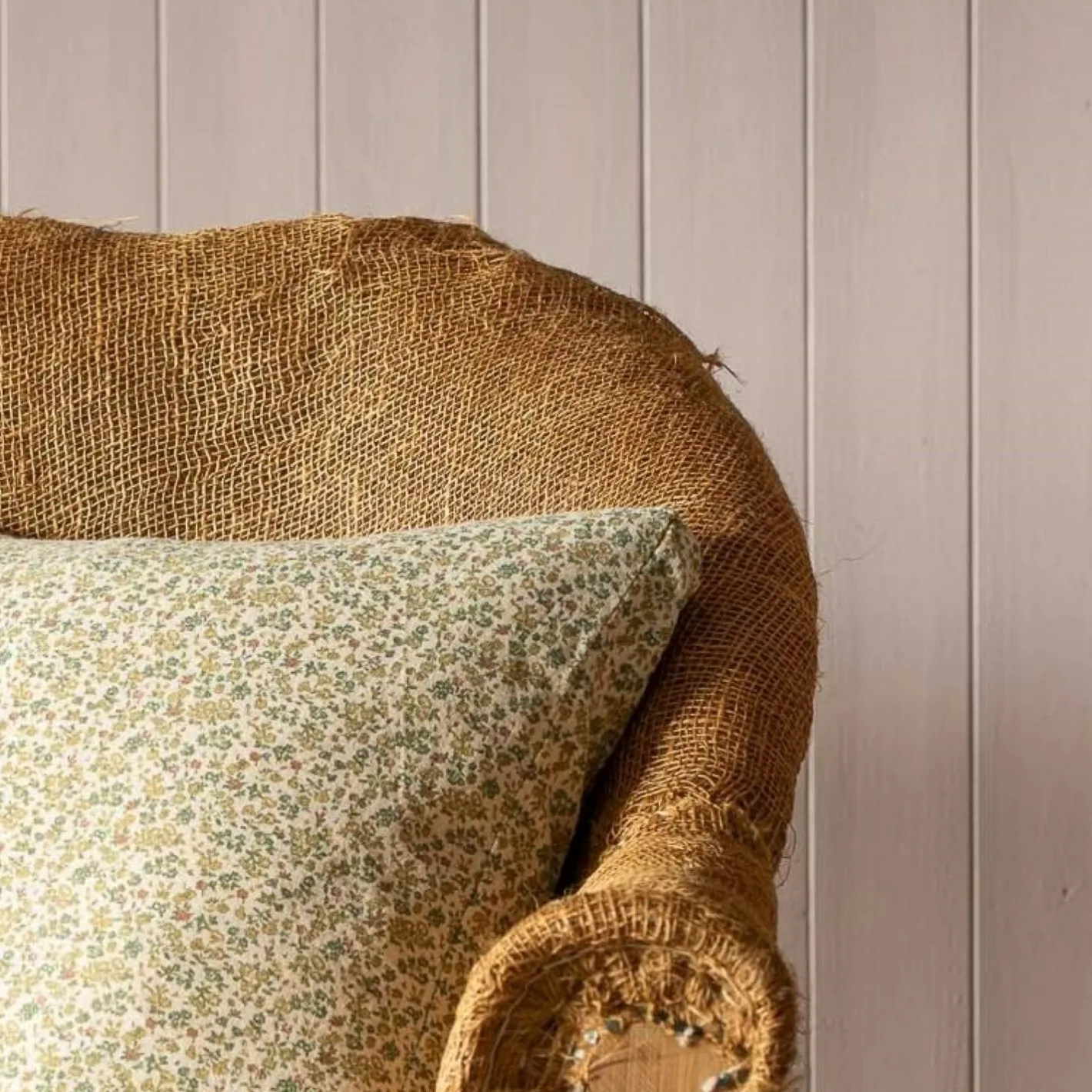 Graham & Green Sofa Cushions|Cushions<Yellow and Green Floral Square Cushion