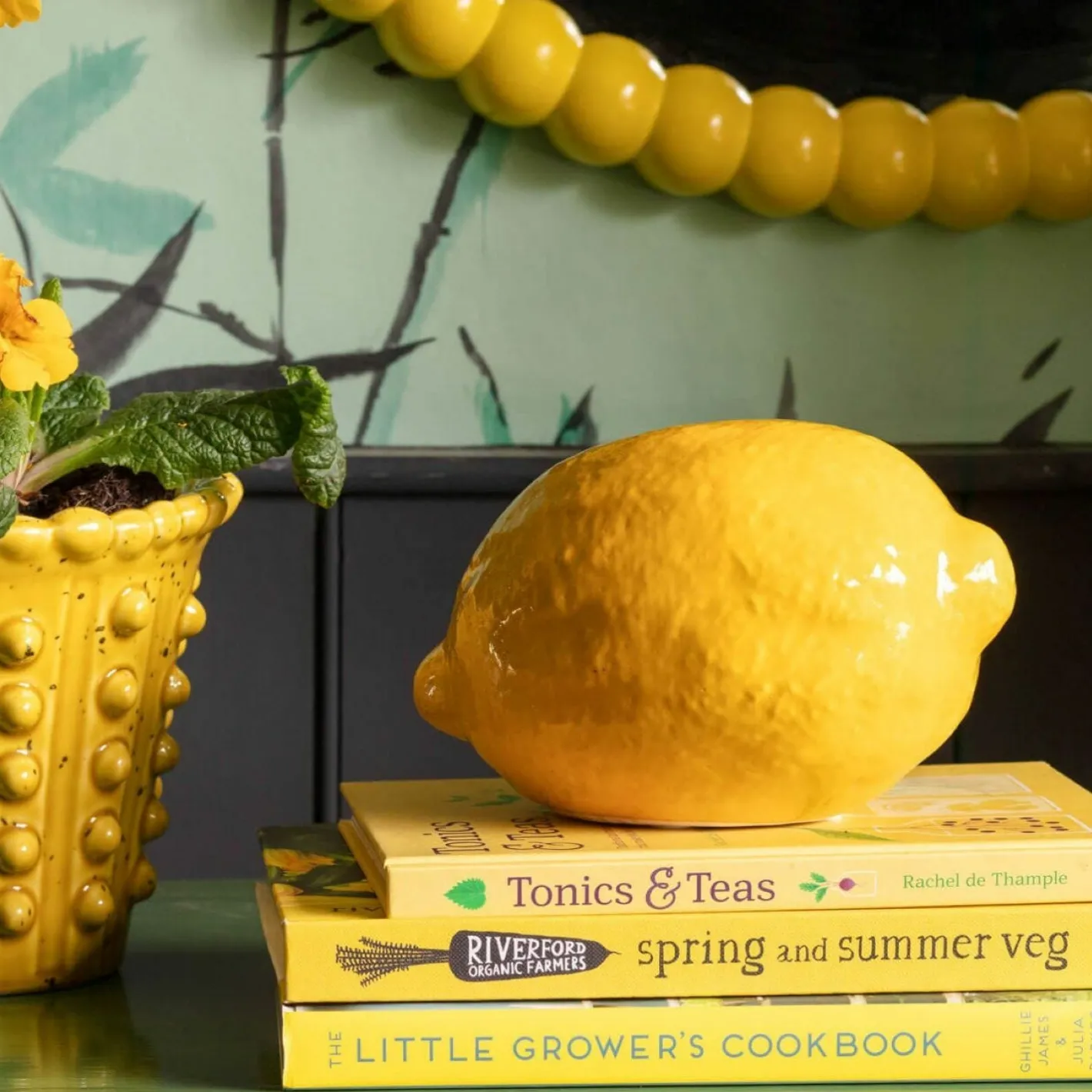 Graham & Green Outdoor Dining|Decorative Accessories<Yellow Ceramic Lemon Ornament